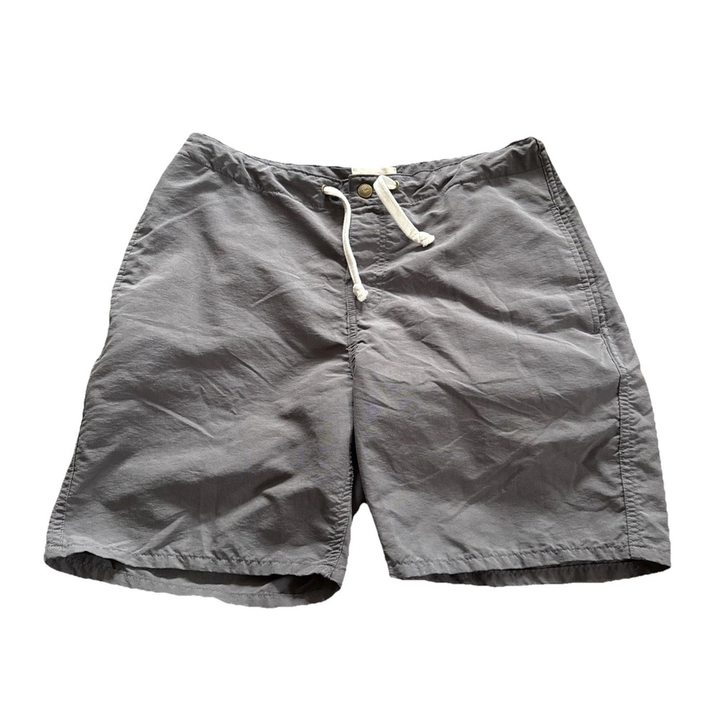 Taylor Stitch Men's 30 Gray Shorts Drawstring 7" Inseam